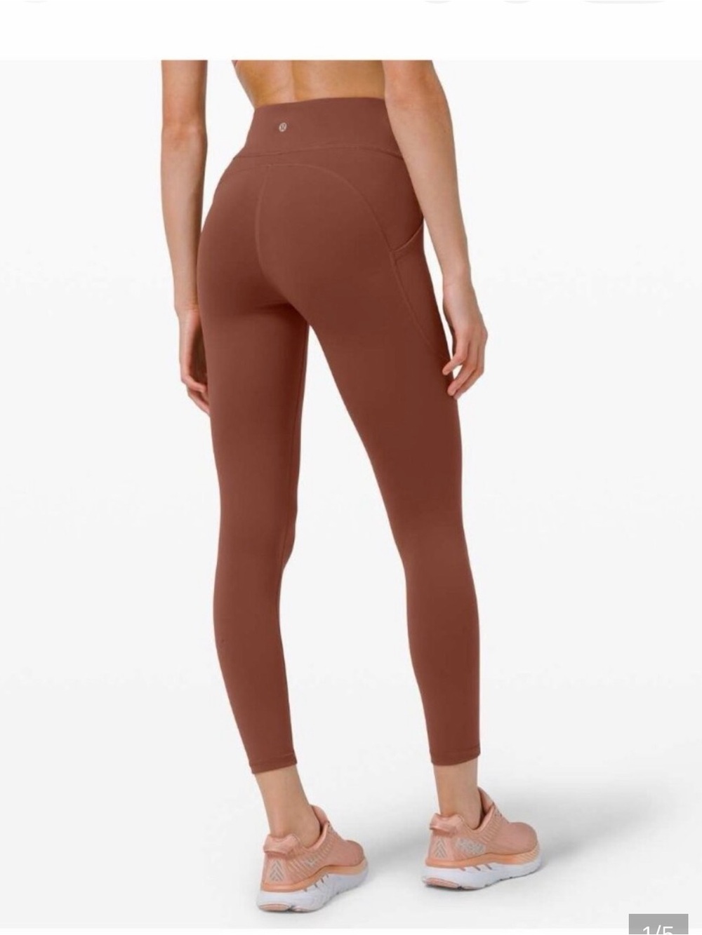 Lululemon Invigorate High-Rise Tight 25" in Ancient Copper